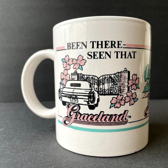 Elvis Presley Graceland "Been There, Seen That" Mug Memphis TN - Picture 4 of 7
